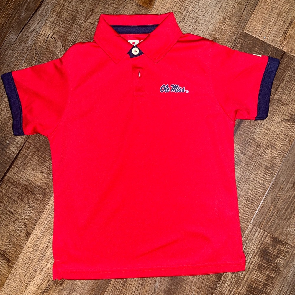 Boys Ole Miss Polo / Size Small (6/7)